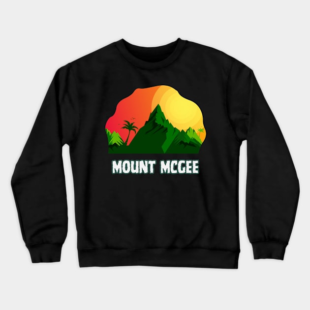 Mount McGee Crewneck Sweatshirt by Canada Cities